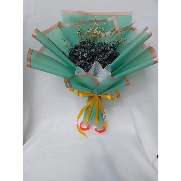 buket edelweis/bunga kering
