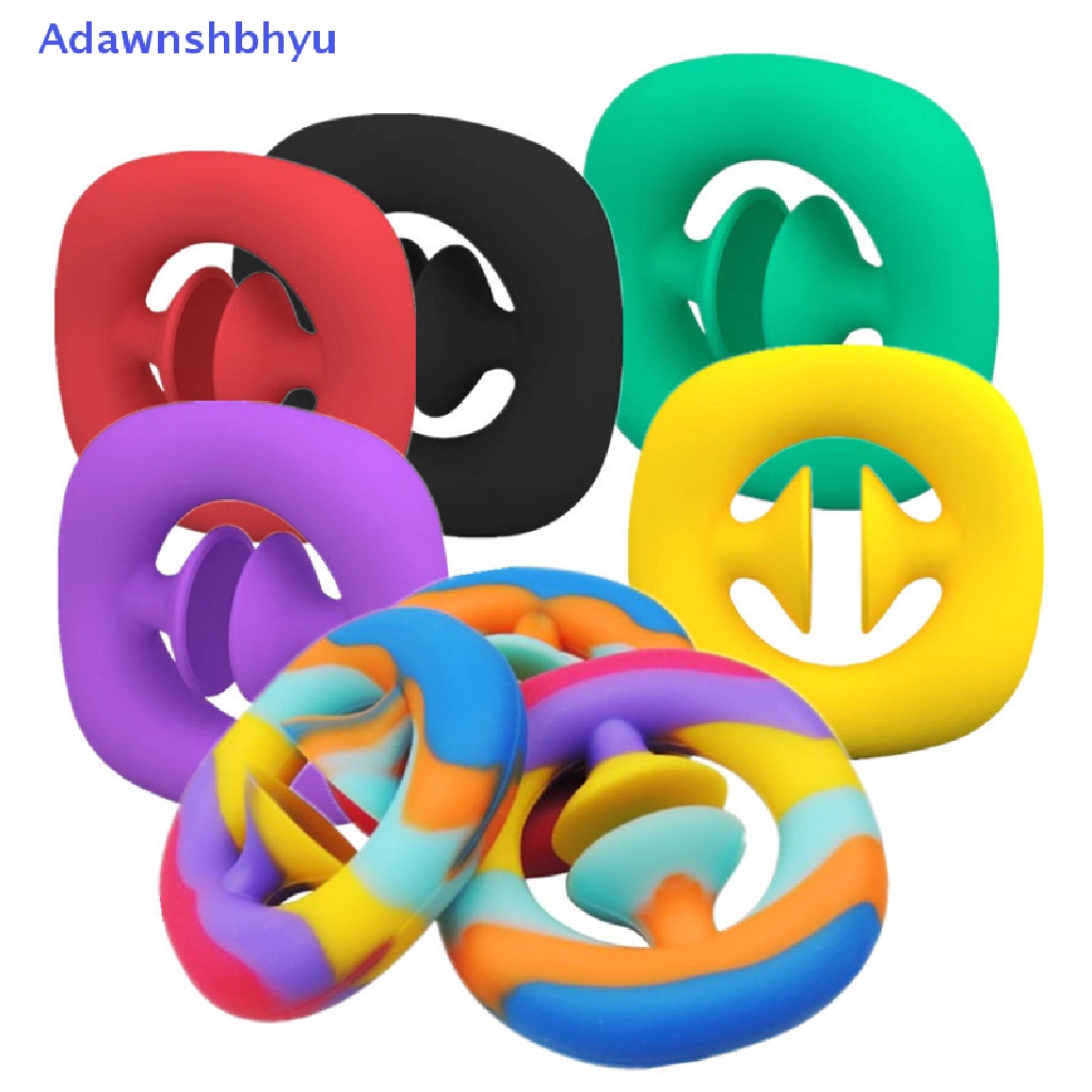 Adhyu Anti Stress Finger Hand Grip Stress Reliever Fidget Toy Pop It Mainan Dropshipping ID