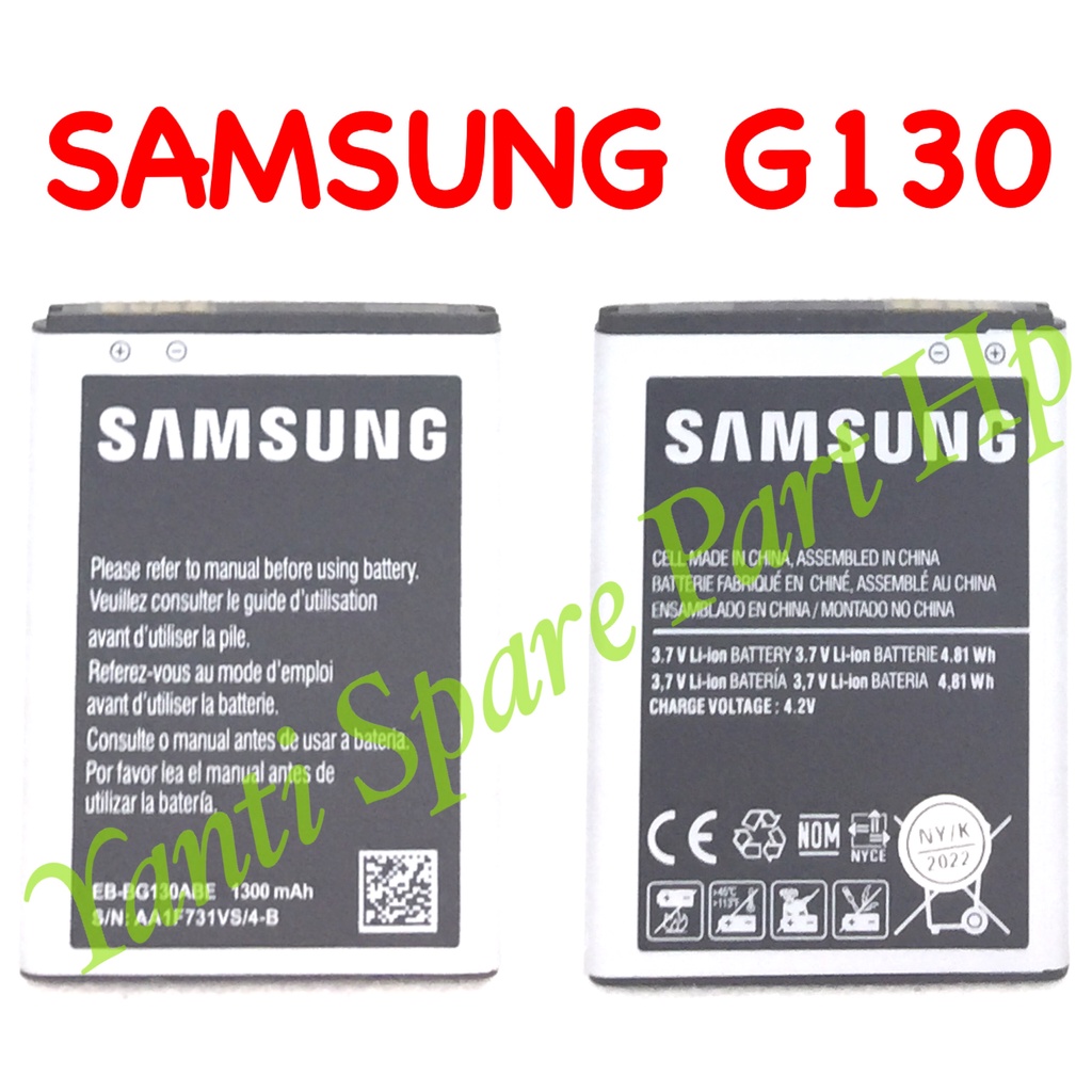 Baterai Samsung Young 2 G130H Original