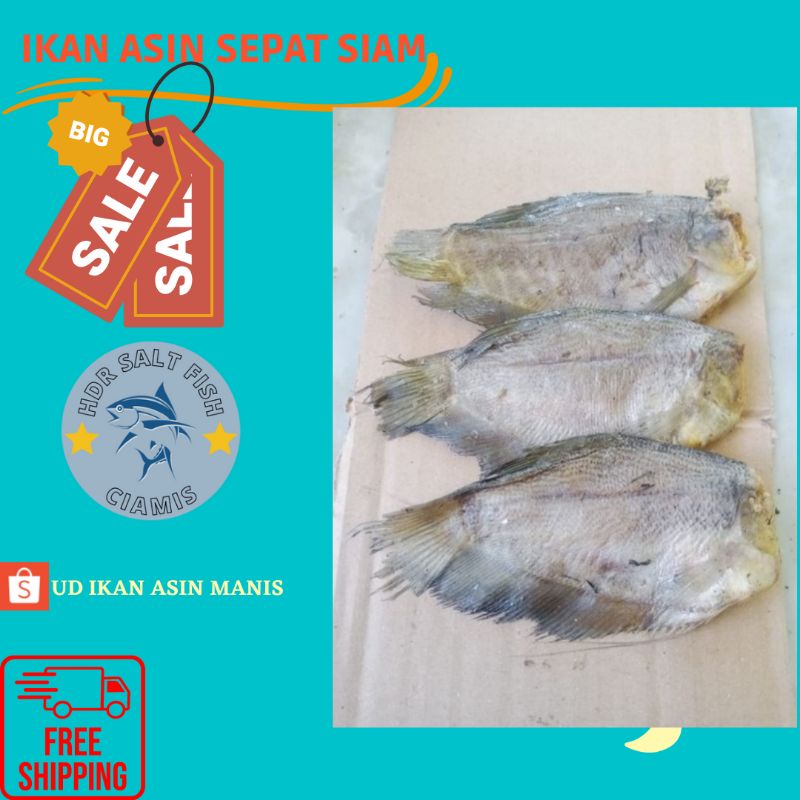 

ikan asin sepat Siam besar super = 500 gram best seller