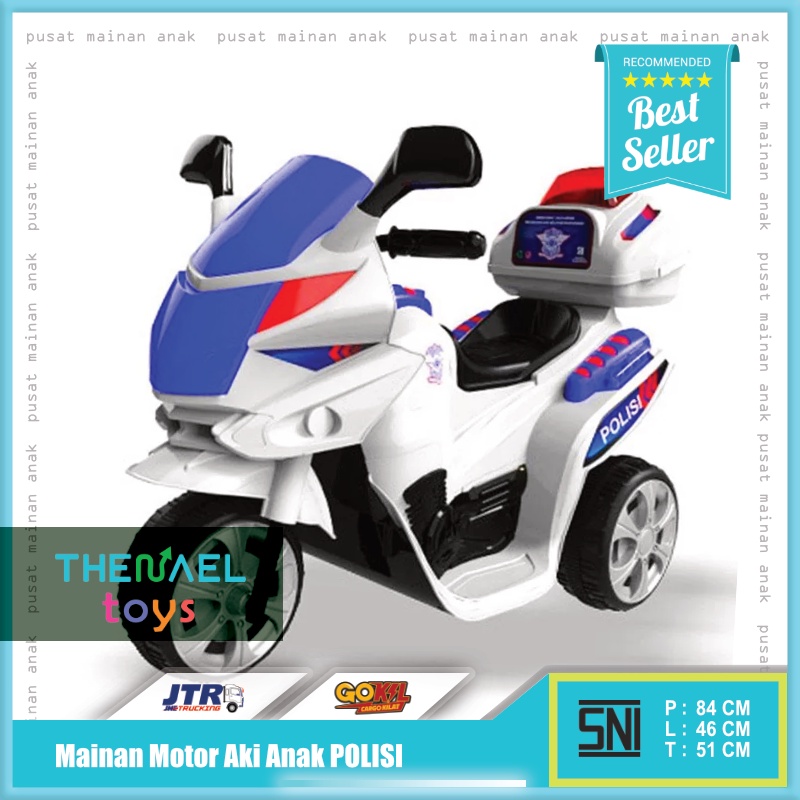 Jual Motor Aki / Motoran Aki Anak Tornado Polisi | Shopee Indonesia
