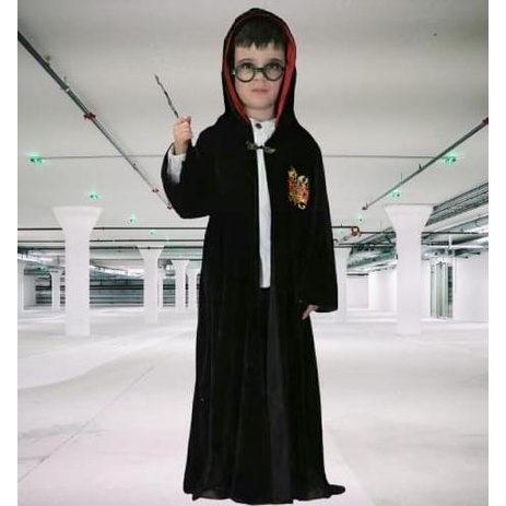 Jubah HARRY POTTER Kostum Cosplay Halloween Baju Karakter Anak