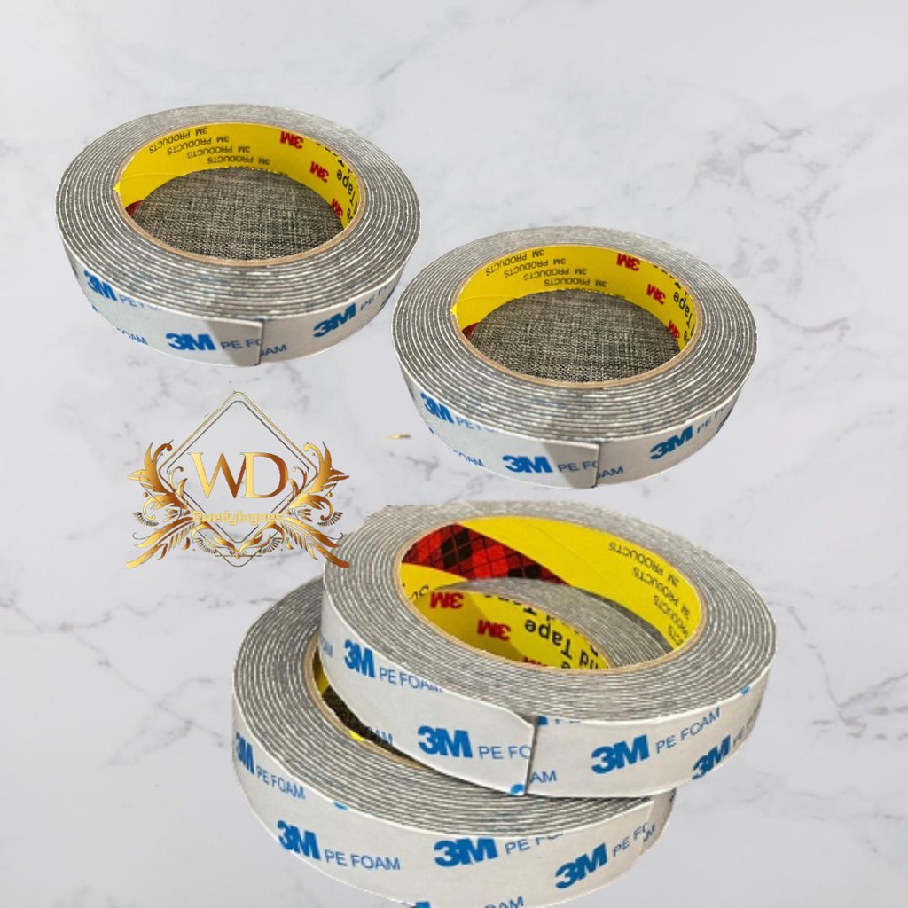 

DOUBLE TAPE DOUBLE TIP 3M PE FOAM BUSA BOLAK BALIK / PE FOAM BUSA PUTIH