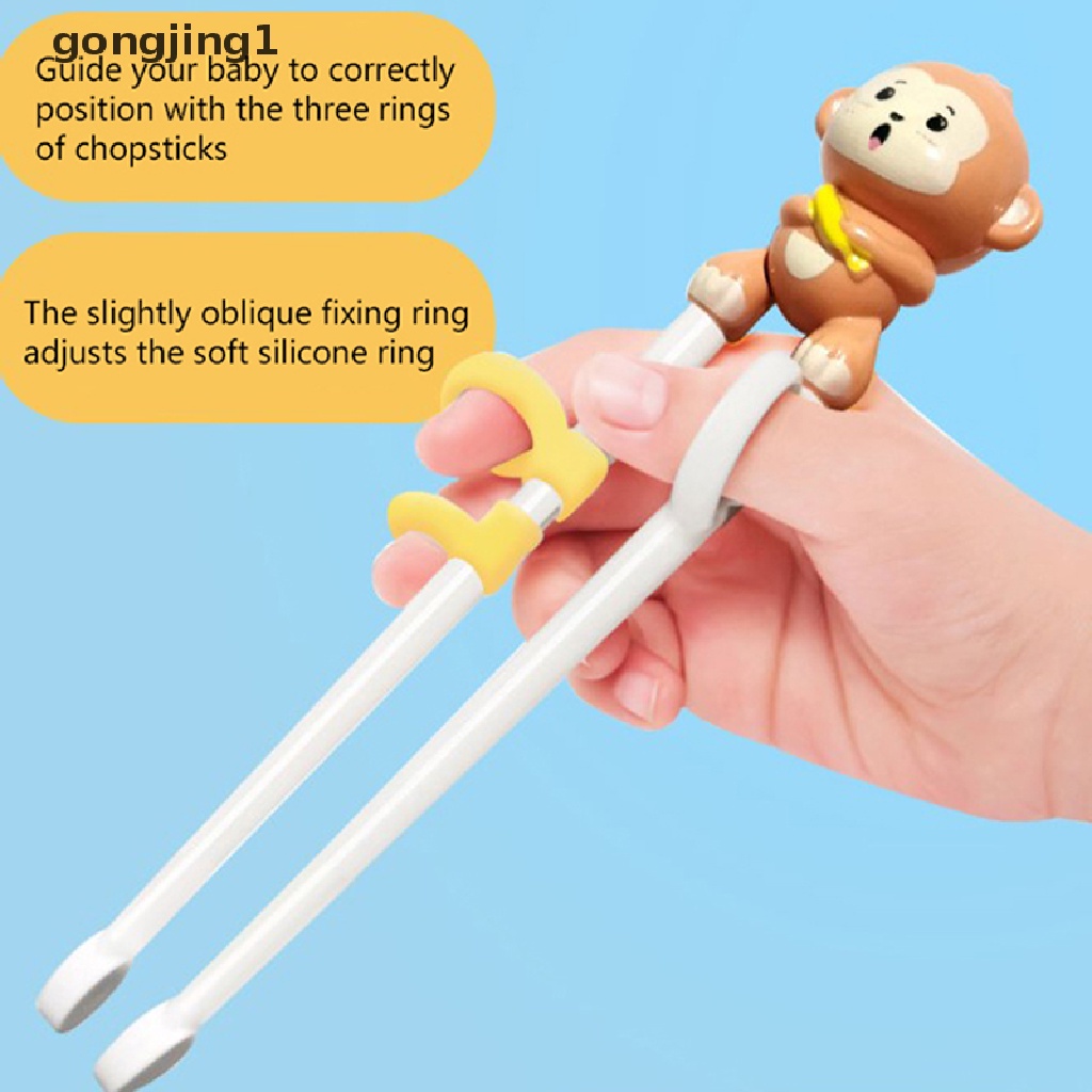 Ggg Sumpit Belajar Bayi Sumpit Kartun Hewan Pemula Sumpit Peralatan Makan Sumpit ID