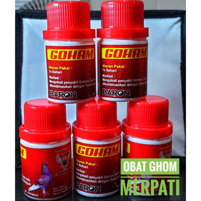 GOHAM BARON JAMU OBAT UNTUK BURUNG GOHAM JAMUR PARASIT