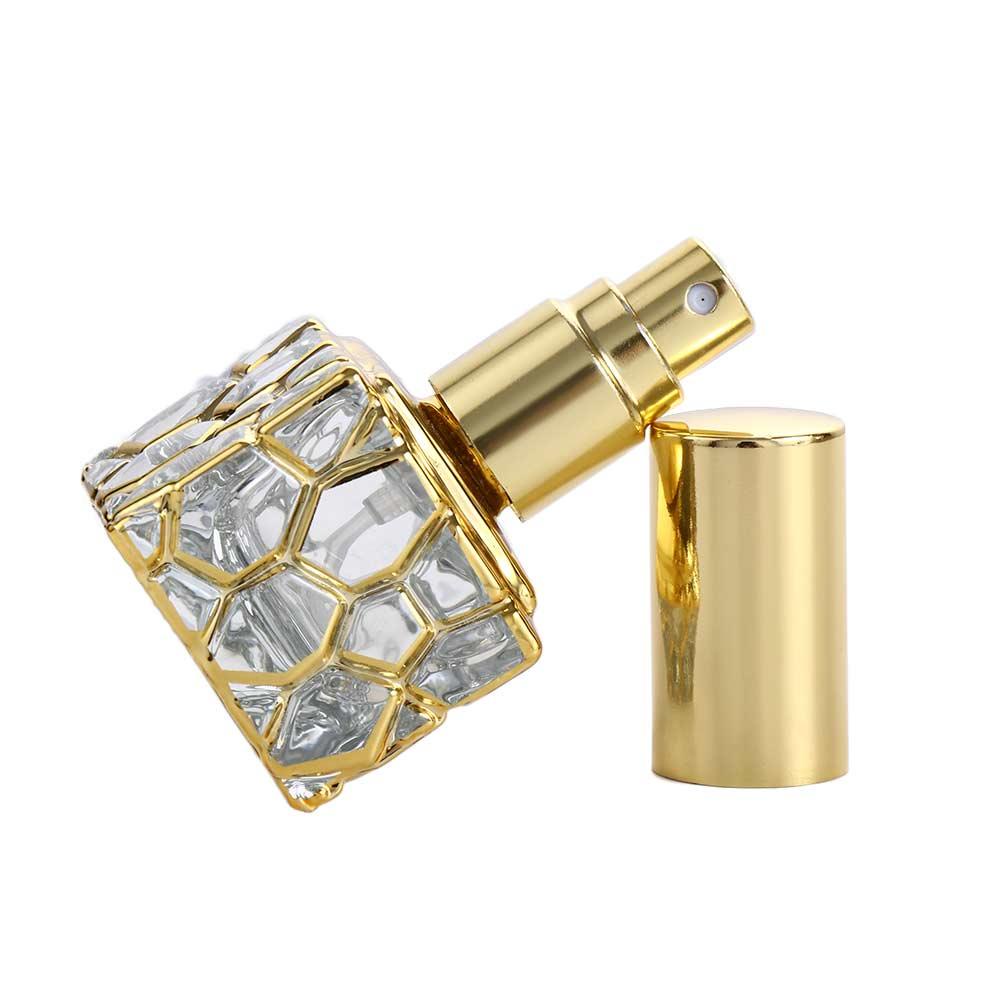 [Elegan] Botol Spray Mini Portable Kosong Travel Aromaterapi Kosmetik Electroplating Perfume Bottle