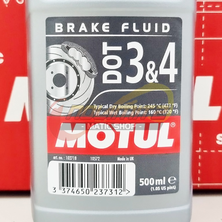 Oli Minyak Rem Motul DOT 3&amp;4 500ml Brake Fluid NMAX Aerox XMAX ADV PCX