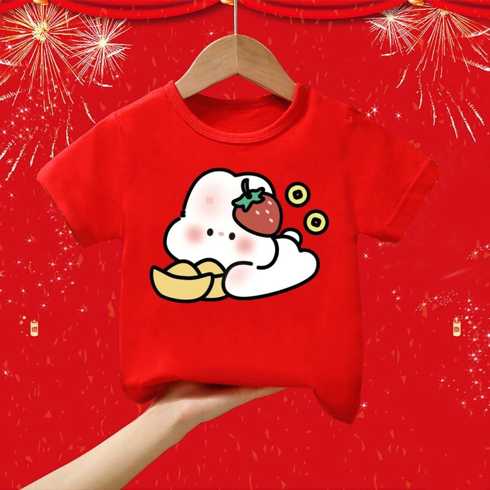 MYSTIQUE.ID-BAJU KAOS IMLEK KELINCI GEMOY T-SHIRT LUCU DAN AESTHETIC