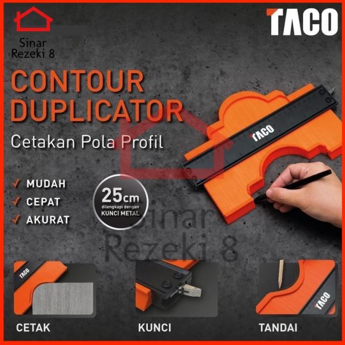 

Taco Contour Duplicator / Cetakan Alat Cetak Pola Profil Cetakan