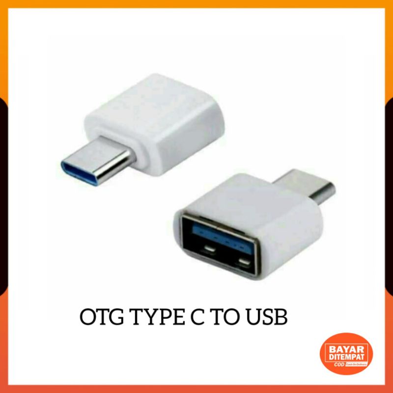 (COD) ADAPTER KONEKTOR OTG TYPE C TO USB PORT / OTG PLUG CONNECTOR RAINBOW / OTG TIPE C TO USB