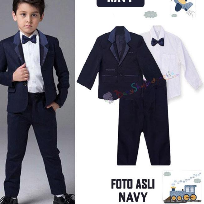Jas Anak Murah Setelan Tuksedo Anak Jas Bayi Baju Pesta Bayi Setelan Jas Pesta Anak  Jas Anak Hitam 
