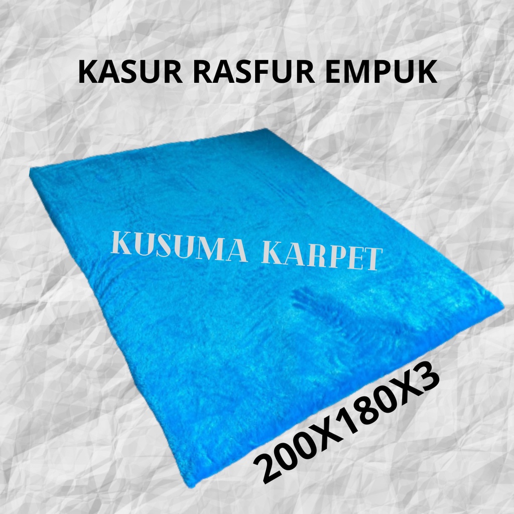 Kasur Bulu Rasfur Ukuran 200x180 Tebal 3 CM  (BUSA ROYAL DAN INOAC ORIGINAL)