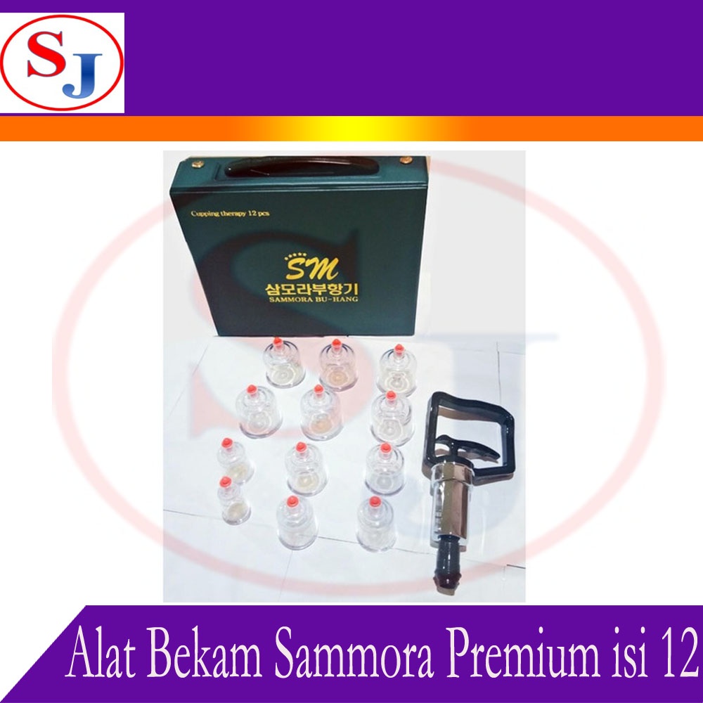Alat bekam Sammora Biru isi 12 origina/ Alat bekam