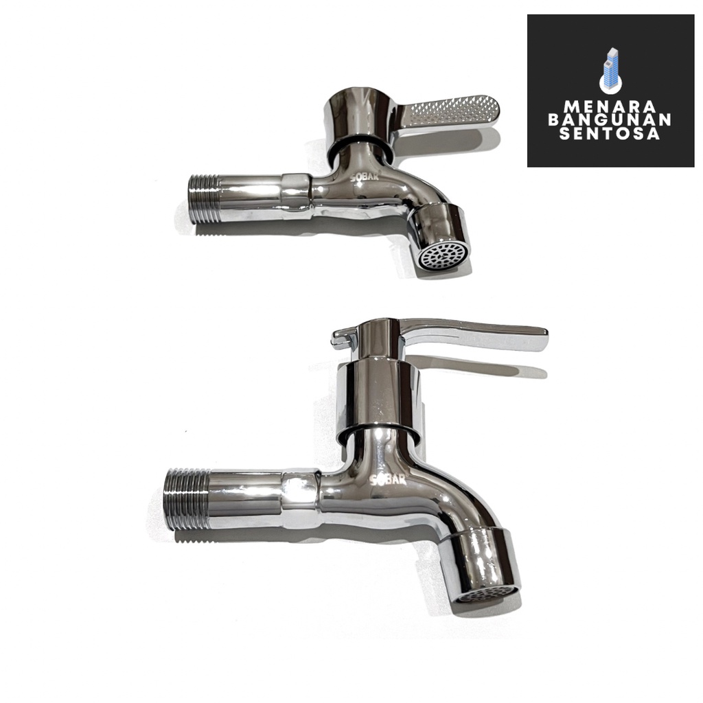 Kran Tembok Chrome Sobar 1/2&quot; / Keran Air