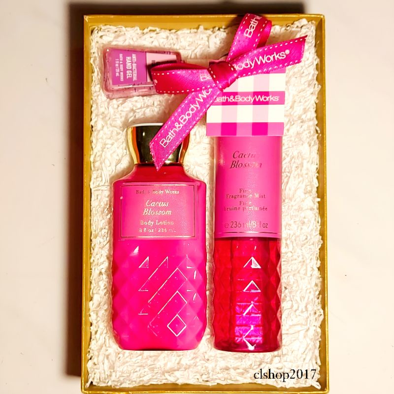 BBW CACTUS BLOSSOM GIFT SET PAKET BATH &amp; BODY WORKS