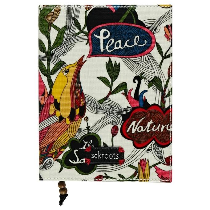 

SAKROOTS JOURNAL AGENDA WHITE PEACE