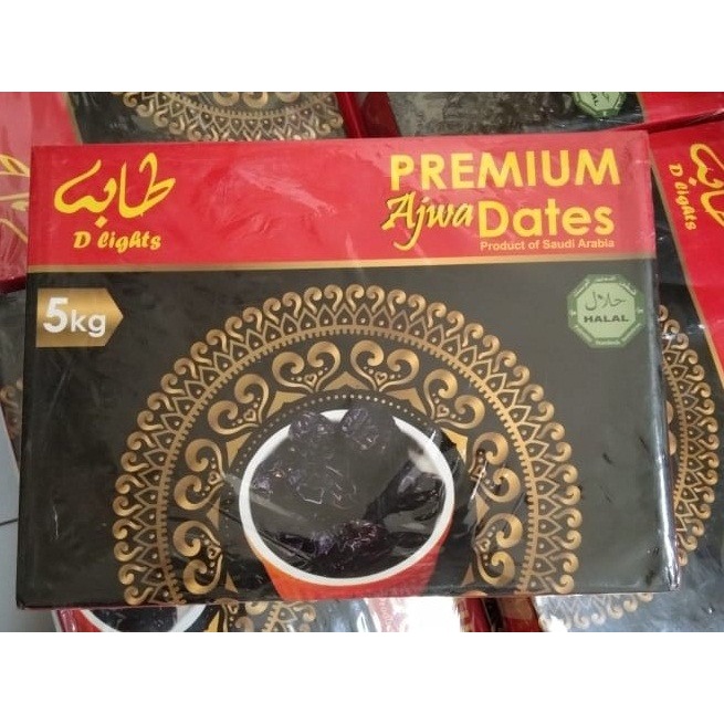 

Kurma Ajwa Medina Dates Asli Madinah 5 kg