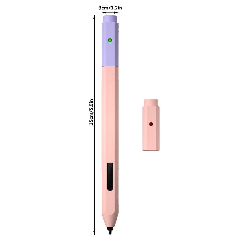 Silikon Case Untuk Microsoft Surface Pen Colorblock Design Split Cover Untuk Tablet Microsoft Surface Pencil Stylus Touch Pen Protector Sleeve