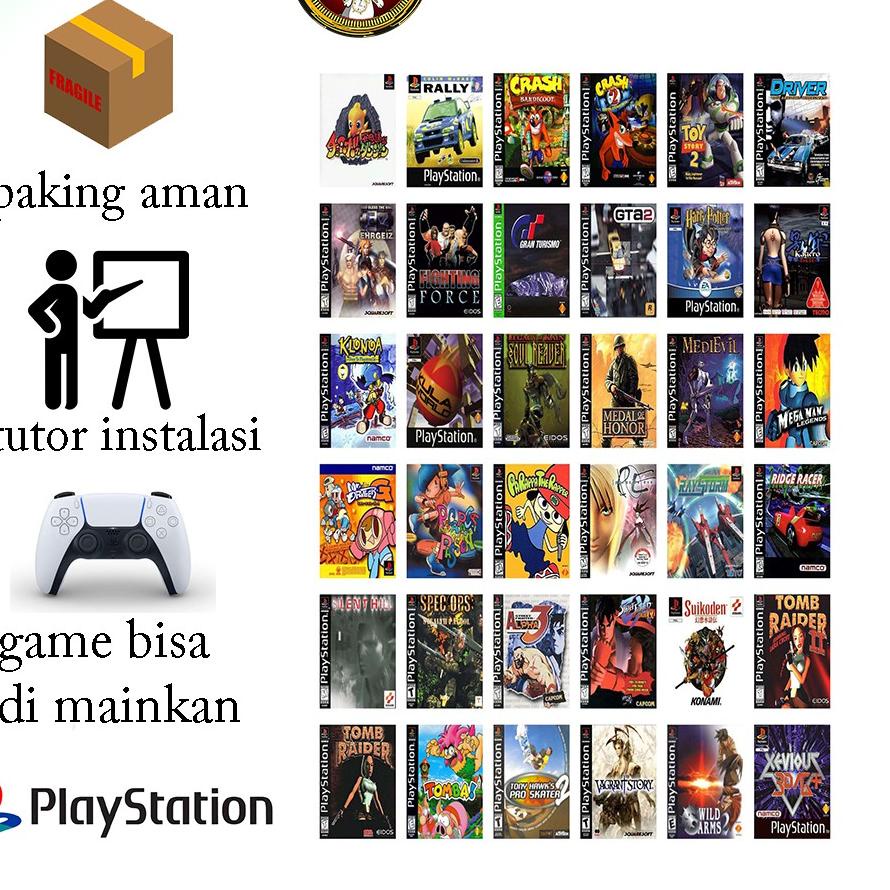 ⇝ Kaset PS1 Terlengkap bisa Request sesuai keinginan ケ