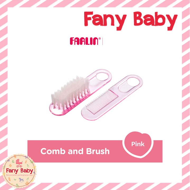 FARLIN BABY HAIR COMB &amp; BRUSH SET [ BF-150 ]