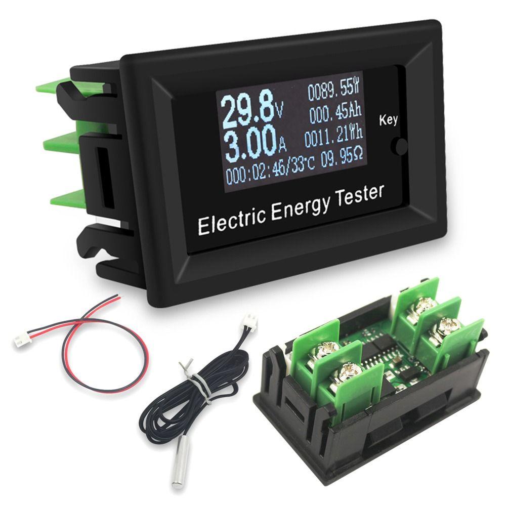 Top Digital Voltmeter Ammeter Presisi Tinggi Wattmeter Indikator Volt Tester Kapasitas Arus
