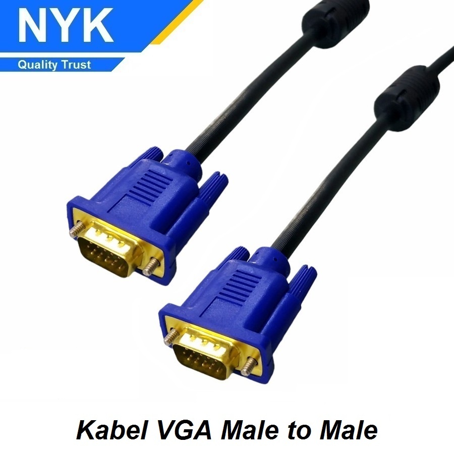 NYK Kabel VGA Gold Plate Male to Male 20m