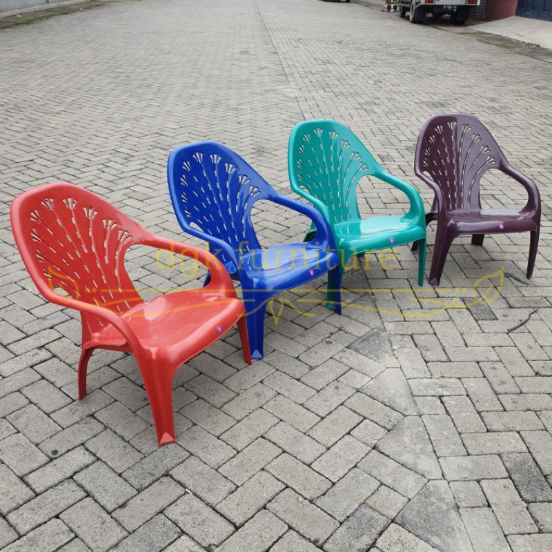 Kursi Santai Biasa Sandar Sandaran Sender Senderan Plastik TWINPAN TWIN PAN MU 1088 Warna MURAH