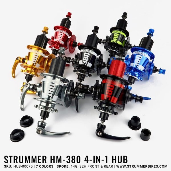 HUB FREEHUB STRUMMER MT039 4IN1 32H