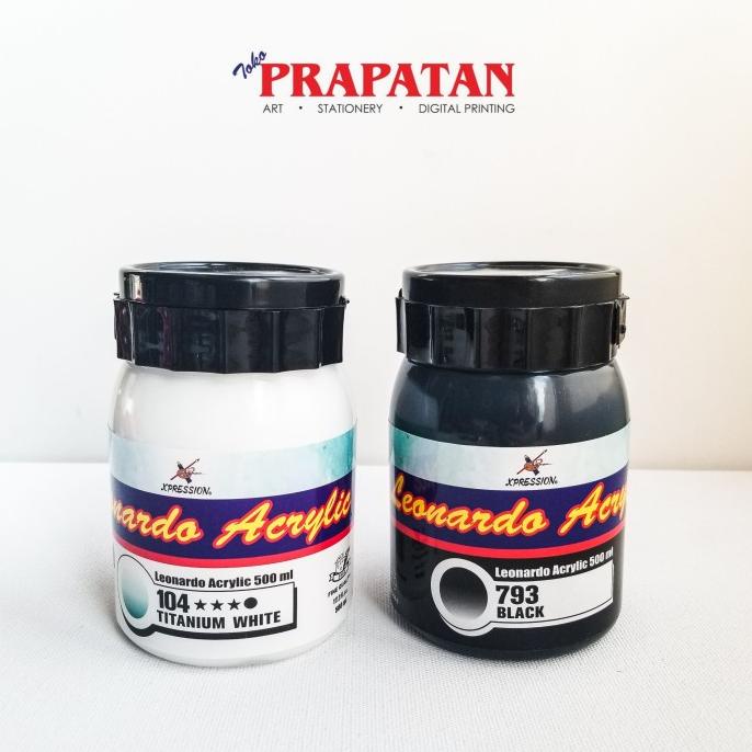 

Acrylic Paint Xpression 500ml B&W / Cat Akrilik Leonardo