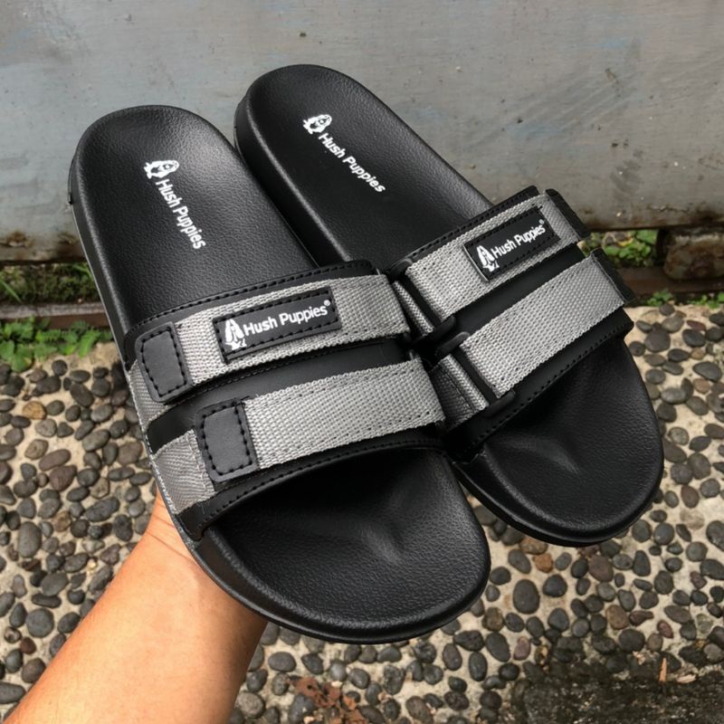 Sandal Hush Puppies Premium Sandal Selop Pria Wanita Sandal Slide Hush Puppies