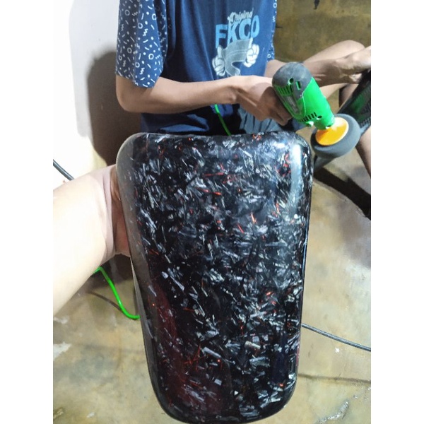 TUTUP TANGKI AEROX NEW 155 CARBON KEVLAR