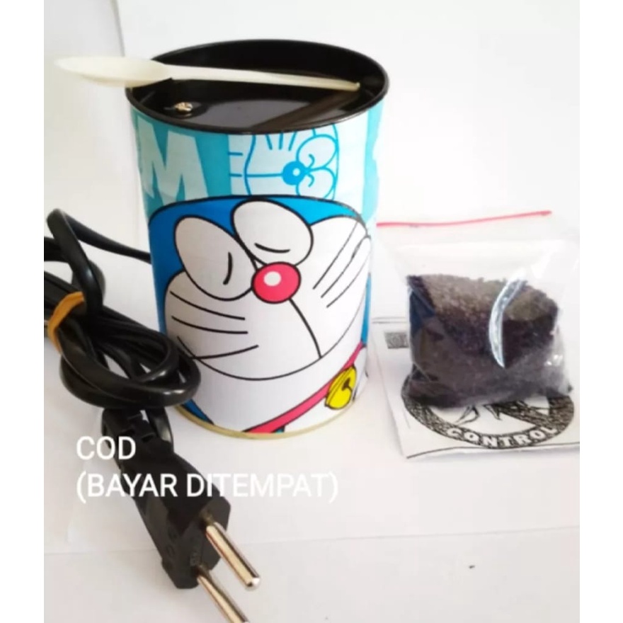 Obat Nyamuk Elektrik Kaleng Biru Gratis Pasir Ajaib 50 Gram / Tungku Nyamuk Elektrik / Obat Nyamuk P