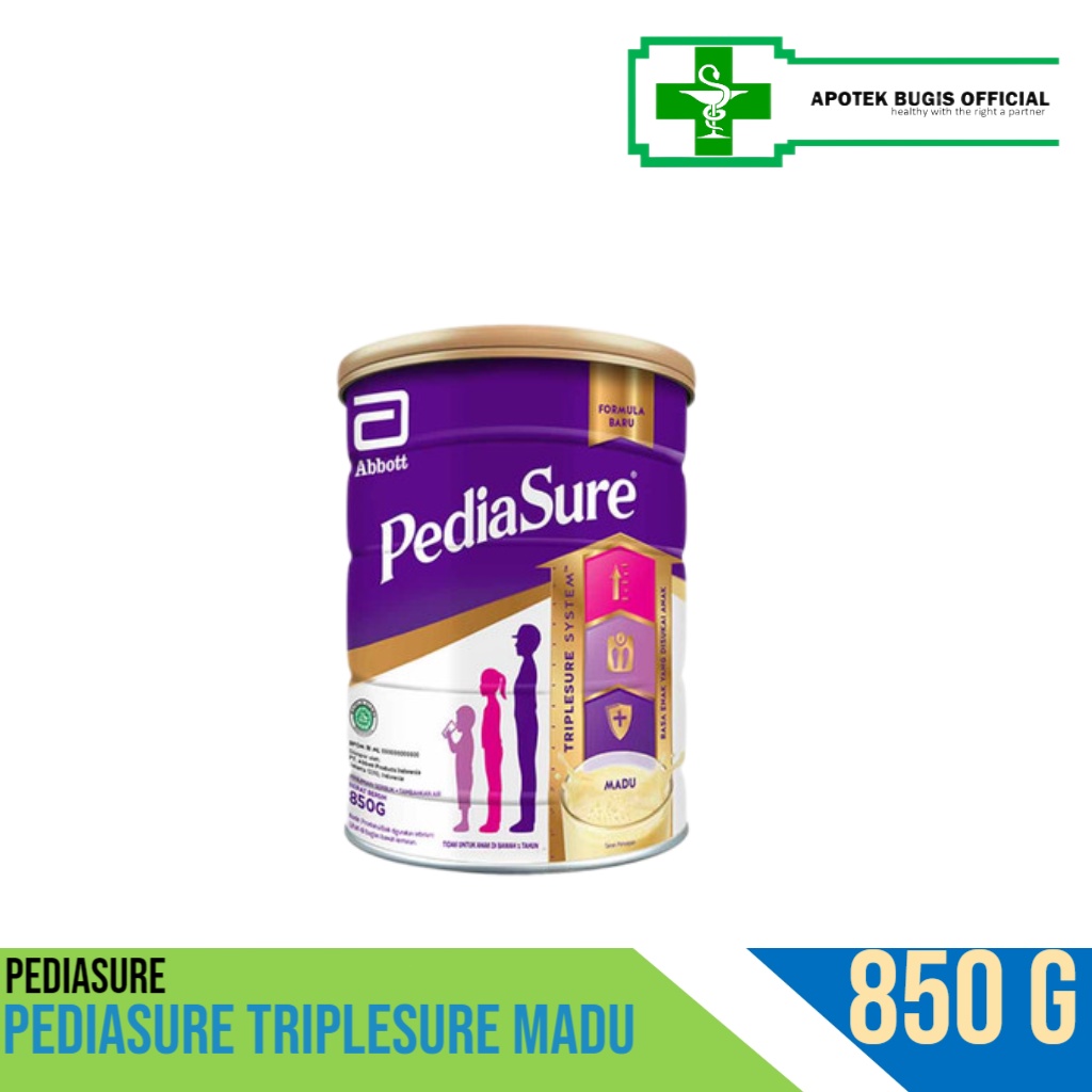 PEDIASURE Triplesure Madu 850 g Susu Formula Pertumbuhan Anak