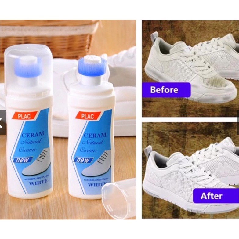 Plac Pemutih &amp; Pembersih Sepatu &amp; Sneakers / Cairan Pemutih Pembersih Sepatu Cleaner Shoes Whitening