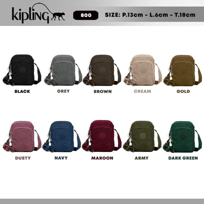 NEW ITEM tas kipl*ng sling bag / selempang kode 800