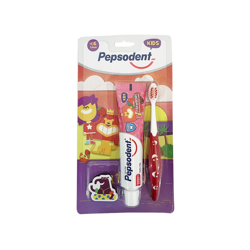 Pepsodent Pasta Gigi Anak Dan Sikat Gigi Anak Spongebob Edition 50gr