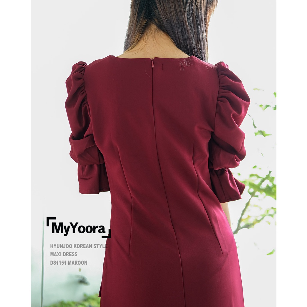 MyYoora Hyunjoo Korean Style Maxi Dress DS1151