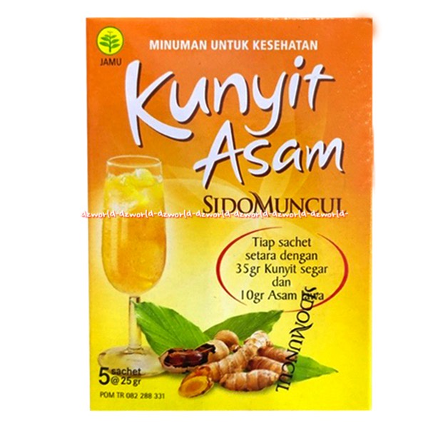 

Sidomuncul Kunyit Asam Kunyit Segar 5sachet Minuman Kesehatan Nikmat Berkhasiat Bubuk dengaan Varian Original dan Plus Madu