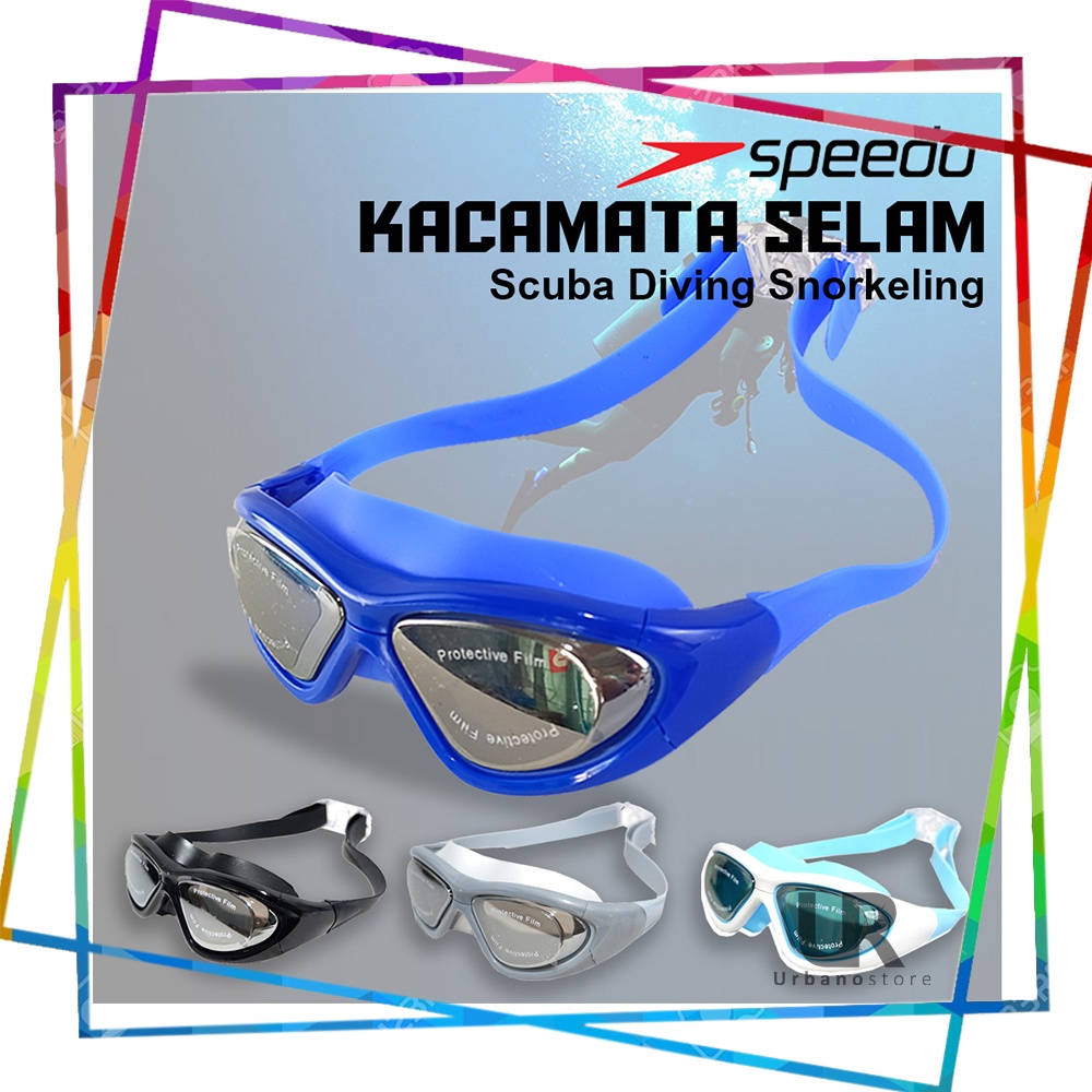 Kacamata Renang Selam Dewasa Remaja SPEEDO 9800 Scuba Diving Snorkeling