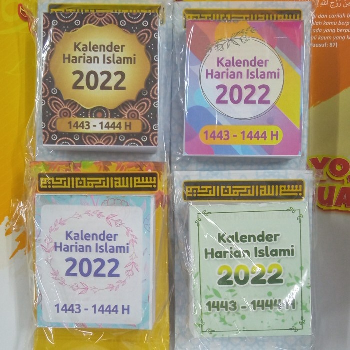 

✨NEW✨ - Kalender Harian Islami 2022 - Kalender Meja/Sobek Tahun 2022
