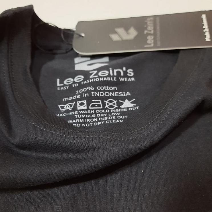 Stok Terbatas Original Kaos Lee Zein's Combed 30s lengan pendek