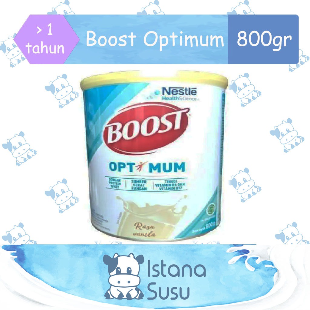 Boost Optimum Prebio Susu Bubuk Kaleng 800gr