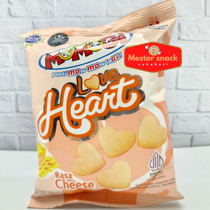 

Momogi Love Heart | Momogi Snack | Snack | Snack Keju | Momogi Kiloan | Momogi Love