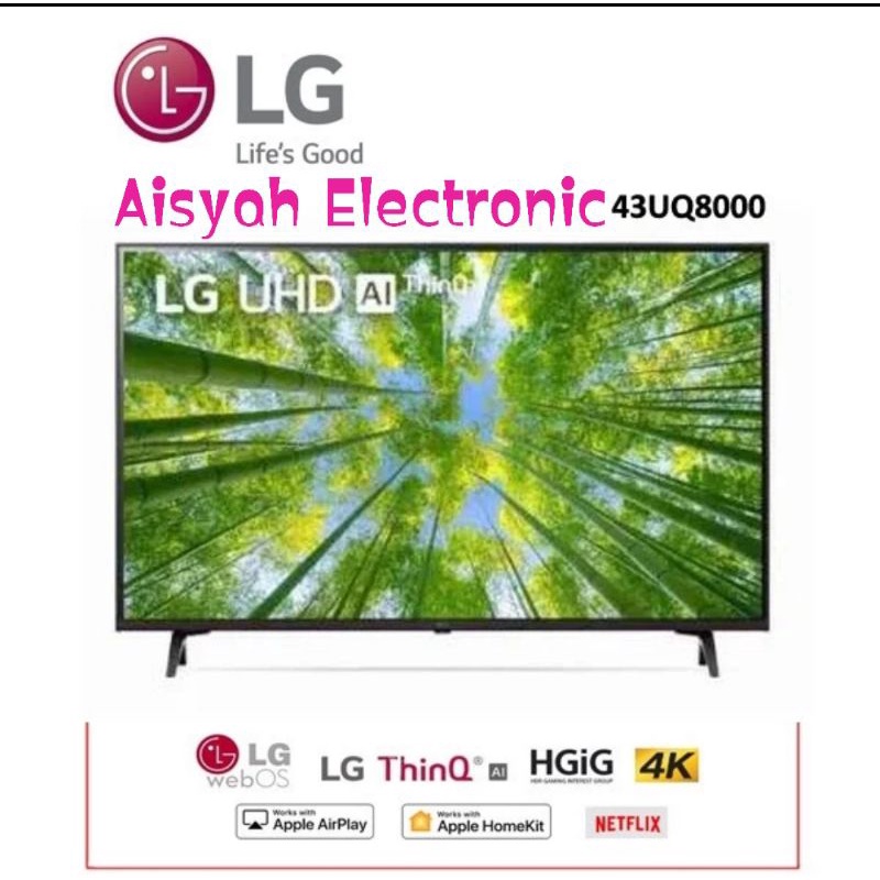 SMART TV LG 43UQ8000 43 INCH UHD 4K