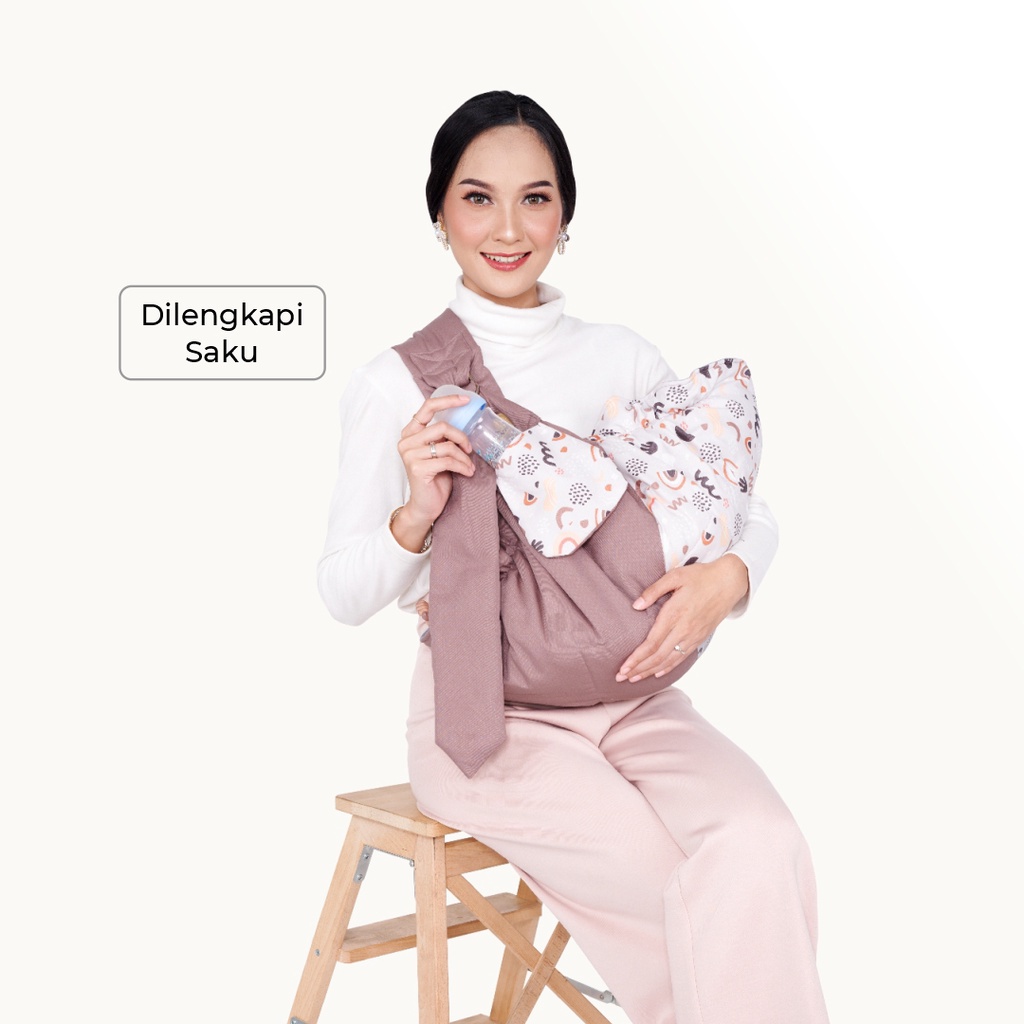 Gendongan Samping Aurora Series -Moms Baby-  MBG1022