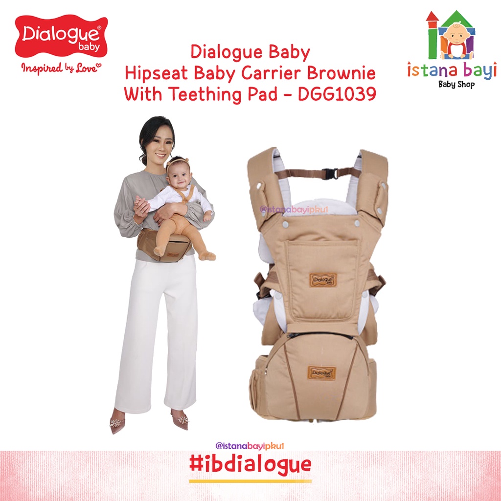 Dialogue Baby Hipseat 10 in 1 + Gendongan Bearie Series - DGG4320/ DGG1037 / Gendongan Bayi