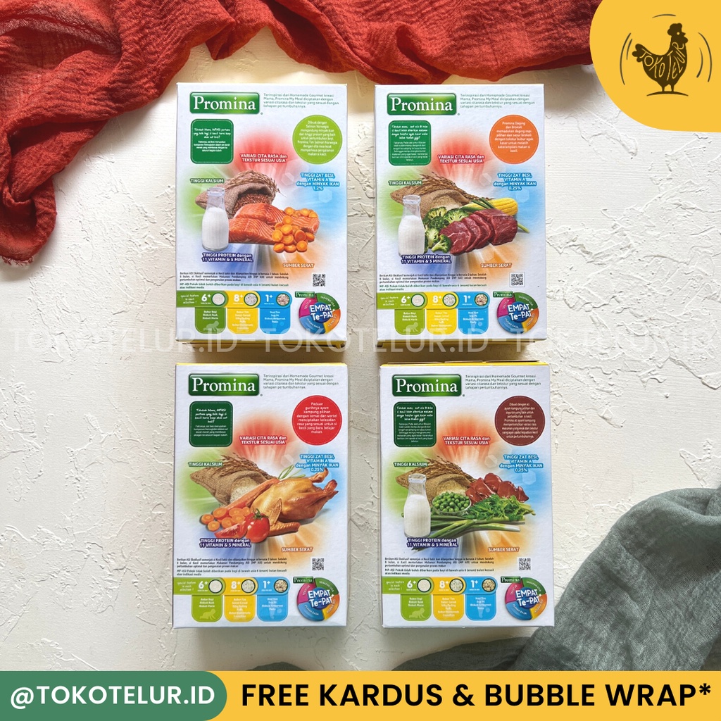 PROMINA - Bubur Tim Bayi 8+ / MPASI Anak Bayi HALAL SEHAT
