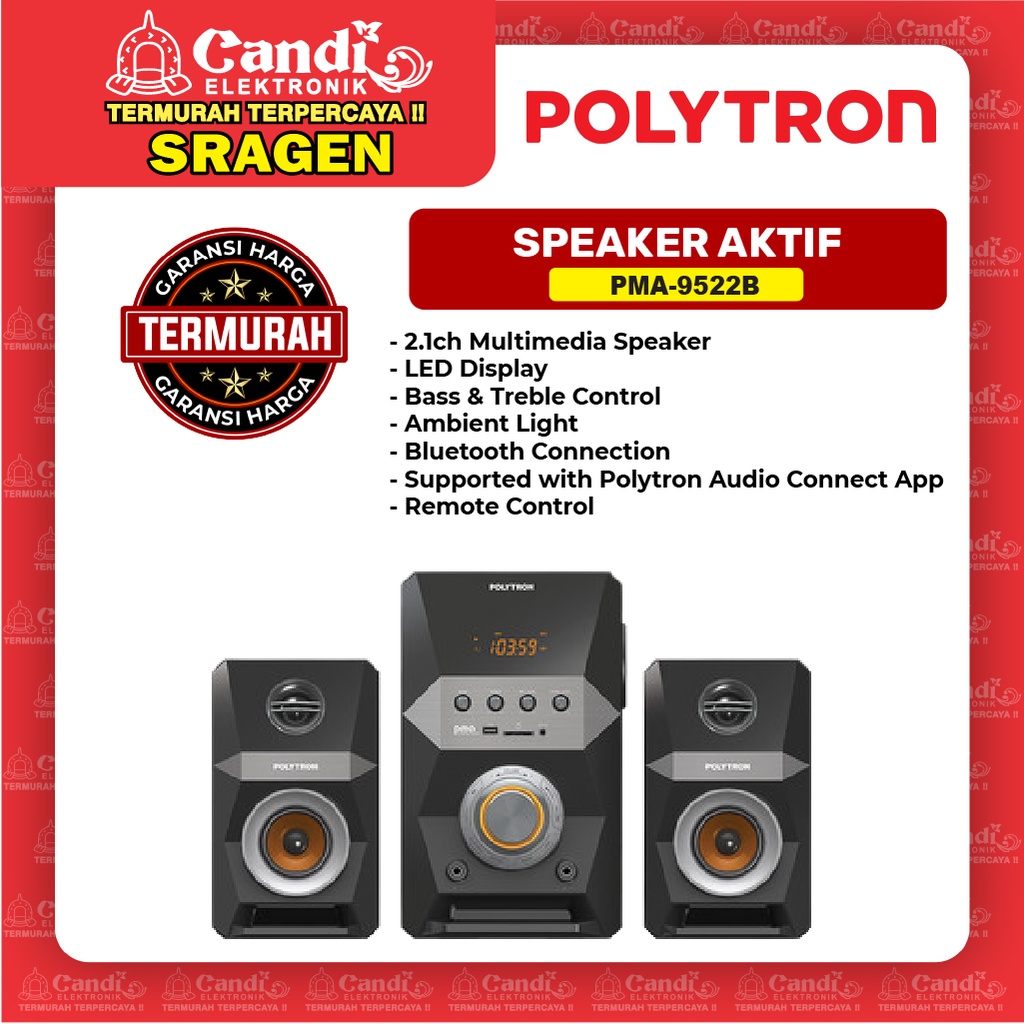 Jual POLYTRON SPEAKER AKTIF PMA9522B Shopee Indonesia