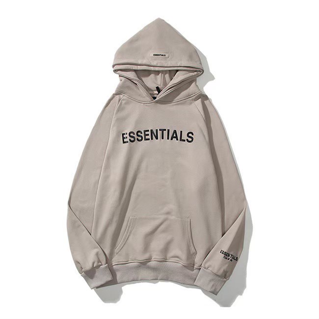 HOODIE ESSENTIALS FOG HITAM,ABU,KUNING,COKLAT  TAG LABEL CASUAL HYPEBEAST PREMIUM