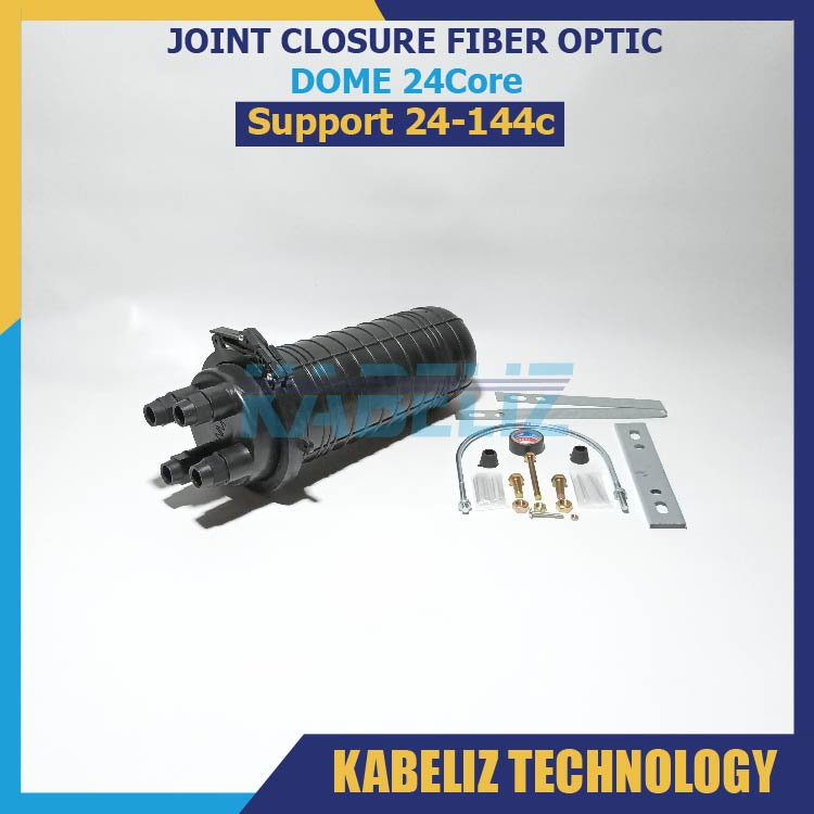 JOINT CLOSURE DOME FIBER OPTIC 24 CORE 24C MURAH JOINT BOX DOME JOIN CLOSURE 24CORE